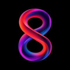 Poster - A vibrant design element featuring colorful gradients forms a captivating swirling pattern, perfect for modern and abstract projects