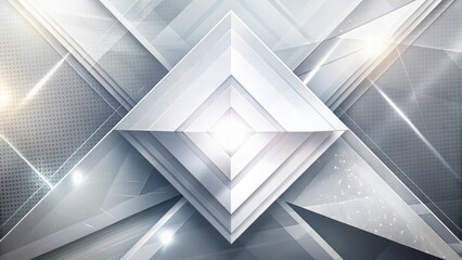 Poster - Abstract Geometric Vector Background with Triangles and Lines in Blue for Business and Technology Design. Futuristic blue geometric lines create a digital abstract vector backdrop