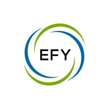 EFY creative minimalist letter logo.