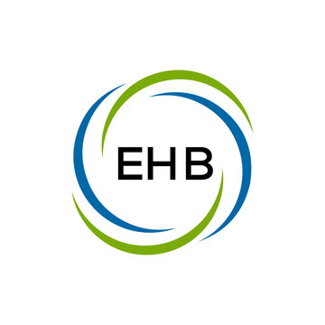 EHB  creative minimalist letter logo.