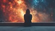 © Creative Insights - A person stands before a dark abyss, disconnected from the world and trapped in their own mind.