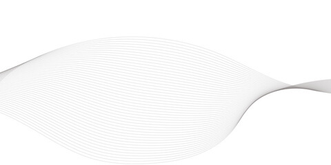Poster - abstract business black and white wave line on transparent background