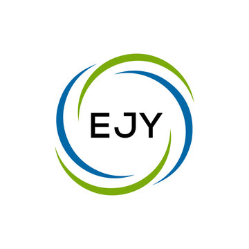 EJY creative minimalist letter logo.