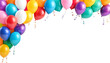 © Smithstar - Colorful Balloon Border png
