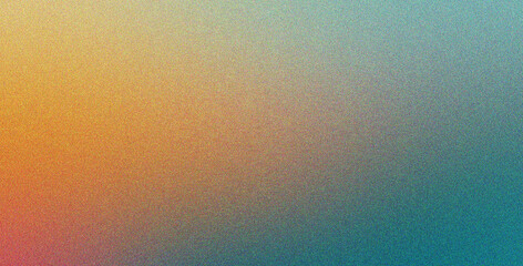 Poster - minimalist background in cyan pink yellow with blur and soft grainy gradient, effect, natural style