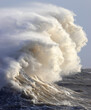 © robertharding - Storm waves (Storm Eowyn), Porthcawl Pier, South Wales