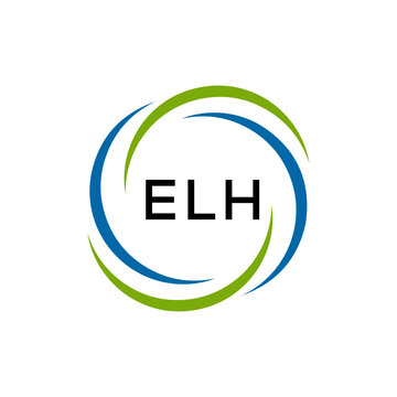 ELH  creative minimalist letter logo.