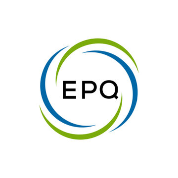 EPQ creative minimalist letter logo.