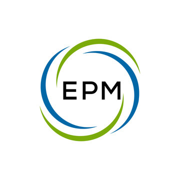 EPM  creative minimalist letter logo.