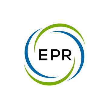 EPR creative minimalist letter logo.