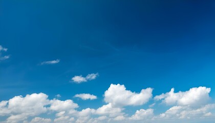 Aufkleber - blue sky and clouds with copy space.