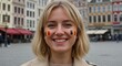 © Firman Dasmir - Cheerful Belgian supporter, woman with painted flags celebrating national pride