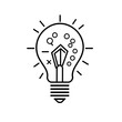 © sumiko - 光る電球のアイデアコンセプト｜Glowing Lightbulb Idea Concept