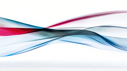 Poster - A stunning wave of colored lines flowing harmoniously to create a dynamic abstract composition with energetic movement.