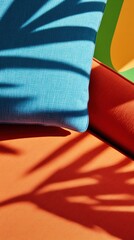 Aufkleber - Chromatic Comfort Vibrant Color-Block Textural Design for Modern Home Styling - Mindful Living and Interior Wellness Trends 2024