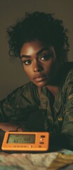Poster - Climate Crisis Command Gen Z Emergency Professional Navigates Resilient Disaster Response with Minimalist Tech and Adaptive Leadership in Soft-Tone Critical Infrastructure