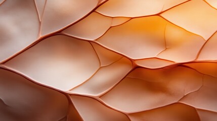 Poster - A close-up of textured layers in warm tones creates an inviting and intimate atmosphere. The image evokes feelings of warmth and comfort, ideal for artistic and conceptual projects.