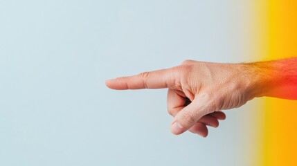 Fototapete - Minimalist Digital Interaction Ergonomic Gesture Control in Next-Gen UX Design - Intuitive Touch Technology for Immersive User Experience Innovation