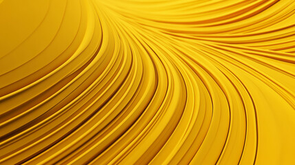 Poster - Abstract flowing golden curves creating a dynamic and textured background illustration design element