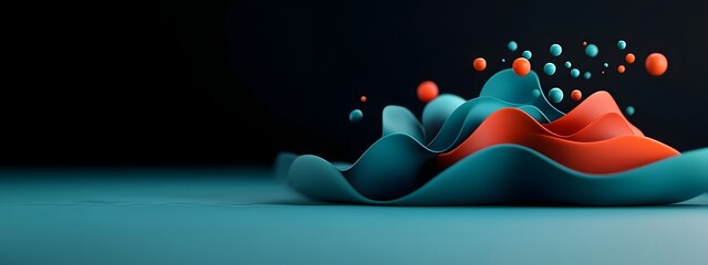 Poster - Mesmerizing azure digital ripples flowing across a stark monochrome landscape embodying the ceaseless evolution of futuristic technology  Ethereal data streams luminous holographic shimmers