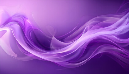 Aufkleber - Abstract purple waves with flowing lines and soft textures