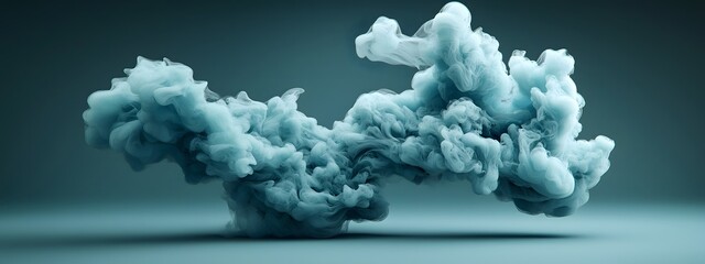 Poster - Swirling azure digital currents cascading across a monochromatic plane representing the perpetual dynamism of advanced technological realms cinematic techniques ethereal visual clarity