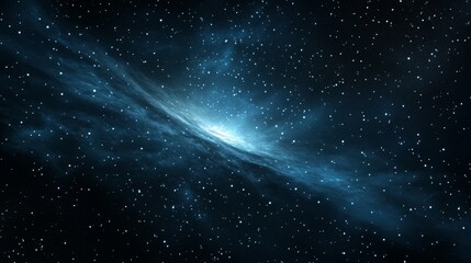 Wall Mural - Cosmic exploration of the universe space and planets against the starry sky celestial beauty awe-inspiring view