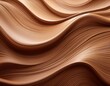 © Genevieve - smooth brown waves creating an elegant and minimalist abstract background mocha mousse