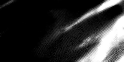 Poster - Minimal Half-Tone Dots with Seamless Geometric Grid and Ink Effects