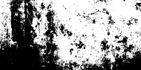 Poster - Weathered Wood Background with Dry Brush Marks and Plaster Cracks.