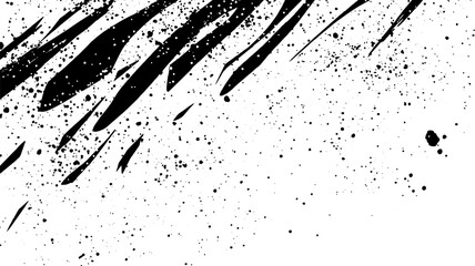 Poster - Grunge background with scratched paper texture. Aged black and white distressed overlay with cracks, dirt, and vintage elements for urban retro design and photography