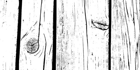 Aufkleber - Rustic wood texture with grunge effect. Distressed wooden background with grainy patterns, cracks, and vintage overlays for natural, weathered, and rural designs