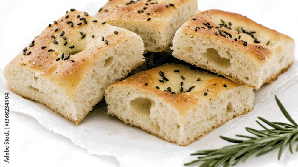 Baking focaccia bread kitchen food photography home cooking close-up culinary art