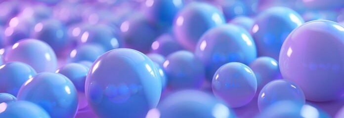 Fototapete - Blue purple sphere pink glowing violet modern close up round circle abstract art creativity light shape bubble colourful vibrant.