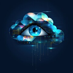 Poster - Eye scanning encrypted cloud data