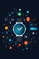 Poster - Smart wearable displaying encrypted fitness data