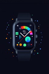 Poster - Smart wearable displaying encrypted fitness data