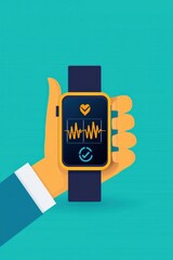 Poster - Smart wearable displaying encrypted fitness data
