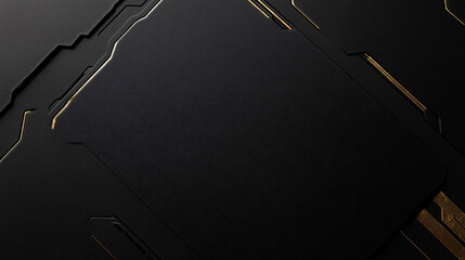 Poster - Futuristic Tech Texture: An abstract view of a complex, technology-inspired surface, the shot showcases intricate details of a futuristic, digital world. With sleek lines and a bold color palette.