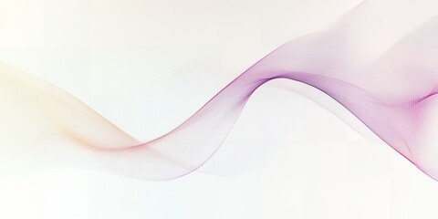 Poster - Abstract Flowing Lines Pink Purple Gradient Background Design