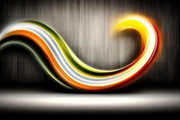 Poster - Abstract Colorful Swirling Waves Design Background Texture Image