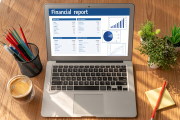 Poster - business data dashboard provide business intelligence analytic for marketing strategy planning snugl