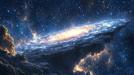 Wall Mural - 宇宙の銀河