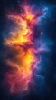 © Georg - Vibrant cosmic nebula reflecting a spectrum of colors in deep space