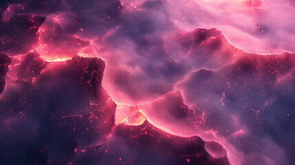 Wall Mural - pink purple lava texture fiery volcanic background, glowing digital art for modern designs