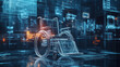 © Helena - Futuristic wheelchair design showcasing advanced technology