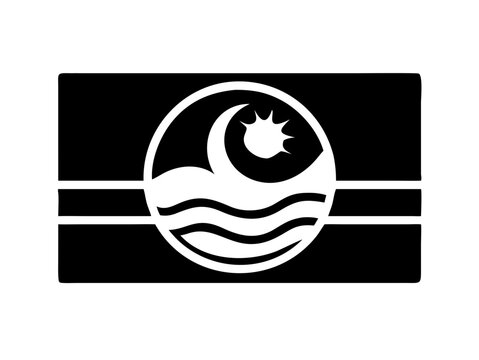 balck beaeh logo vector design