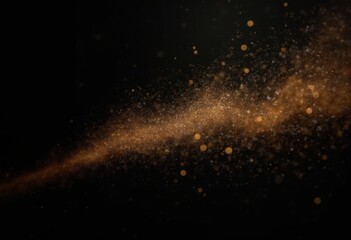 Poster - Golden Glitter Background