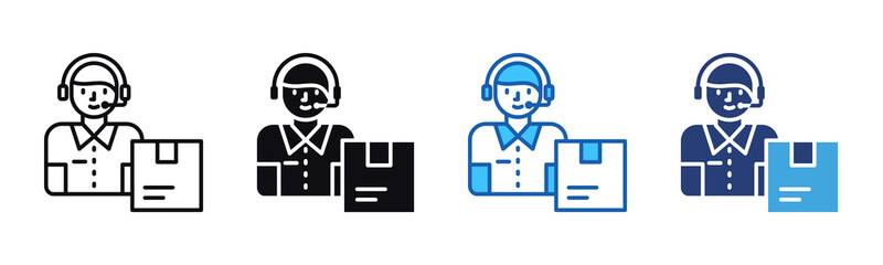 Poster - Customer Service icon sheet multiple style collection