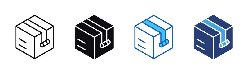 Poster - Packing icon sheet multiple style collection